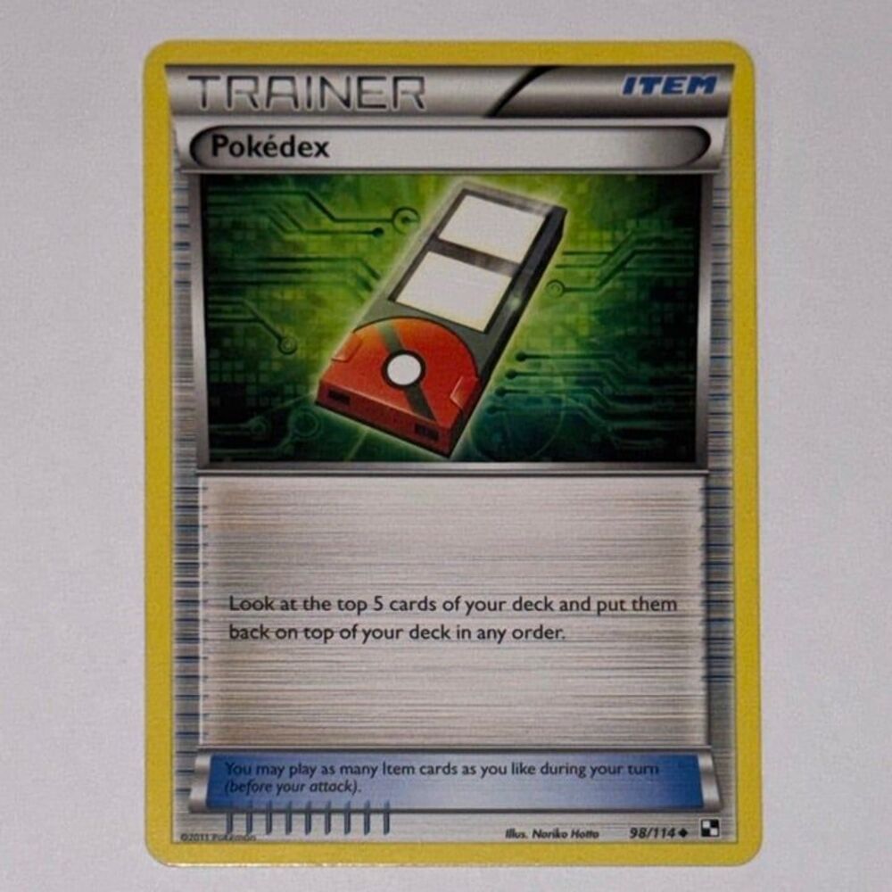 POKEMON CARD: Pokedex #98/114 (Pokemon Black & White)